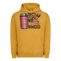 Pigment Peanut Butter red white  boozed Urban Hoodie - CowhideDigitalArt