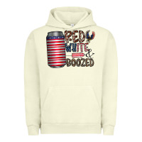 Pigment Pistachio red white  boozed Urban Hoodie - CowhideDigitalArt