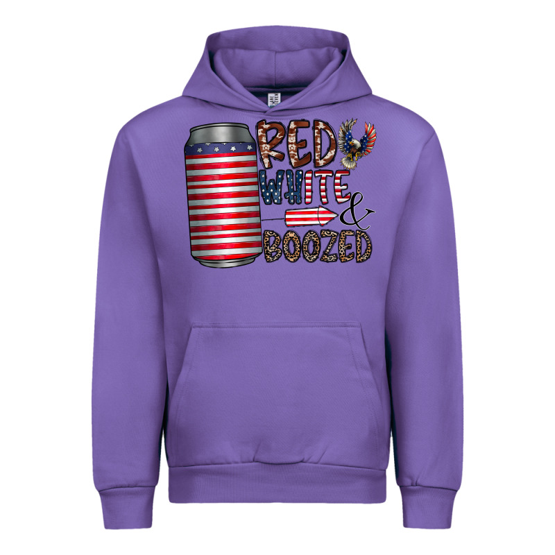 Red White  Boozed Urban Hoodie by CowhideDigitalArt | Teevron