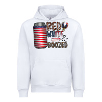 White red white  boozed Urban Hoodie - CowhideDigitalArt