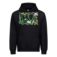 Black st.patricks love nurse Urban Hoodie - RacoonDesign