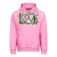 Fuchsia Pink st.patricks love nurse Urban Hoodie - RacoonDesign