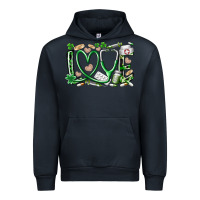 Navy st.patricks love nurse Urban Hoodie - RacoonDesign