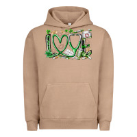 Pigment Burro st.patricks love nurse Urban Hoodie - RacoonDesign