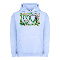 Pigment Grape Ice st.patricks love nurse Urban Hoodie - RacoonDesign