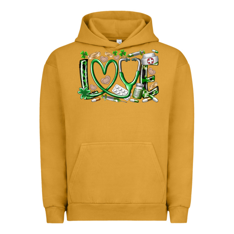 St.patricks Love Nurse Urban Hoodie by RacoonDesign | Teevron