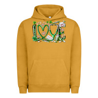 Pigment Peanut Butter st.patricks love nurse Urban Hoodie - RacoonDesign