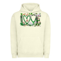 Pigment Pistachio st.patricks love nurse Urban Hoodie - RacoonDesign