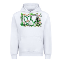 White st.patricks love nurse Urban Hoodie - RacoonDesign
