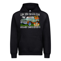 Black Get Out Of My Way It's Pumpkin Spice Season Urban Hoodie - CowhideDigitalArt