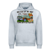 Heather Grey Get Out Of My Way It's Pumpkin Spice Season Urban Hoodie - CowhideDigitalArt