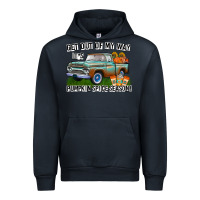 Navy Get Out Of My Way It's Pumpkin Spice Season Urban Hoodie - CowhideDigitalArt