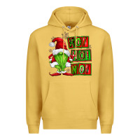 Antique Gold ho ho no christmas gnomes Premium Hoodie - FaDigitalArtStudio