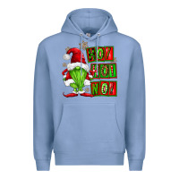Colony Blue ho ho no christmas gnomes Premium Hoodie - FaDigitalArtStudio
