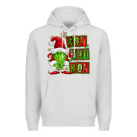 Dove Grey ho ho no christmas gnomes Premium Hoodie - FaDigitalArtStudio