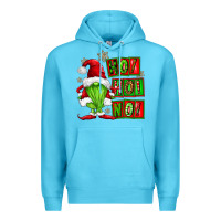 Ocean Blue ho ho no christmas gnomes Premium Hoodie - FaDigitalArtStudio