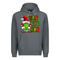 Rock ho ho no christmas gnomes Premium Hoodie - FaDigitalArtStudio