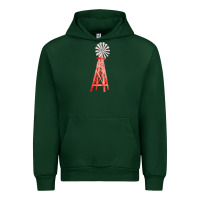 Forest Green windmill fa element Urban Hoodie - FaDigitalArtStudio