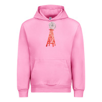 Fuchsia Pink windmill fa element Urban Hoodie - FaDigitalArtStudio
