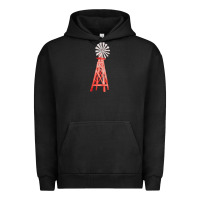 Pigment Black windmill fa element Urban Hoodie - FaDigitalArtStudio