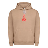 Pigment Burro windmill fa element Urban Hoodie - FaDigitalArtStudio