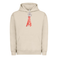 Pigment French Oak windmill fa element Urban Hoodie - FaDigitalArtStudio