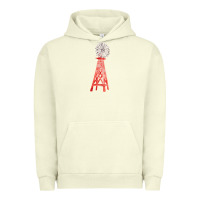 Pigment Pistachio windmill fa element Urban Hoodie - FaDigitalArtStudio