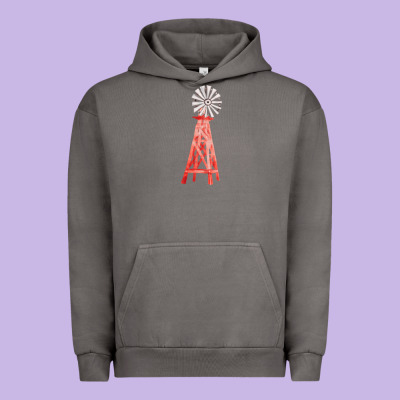 Windmill Fa Element Urban Hoodie Designed By Fadigitalartstudio