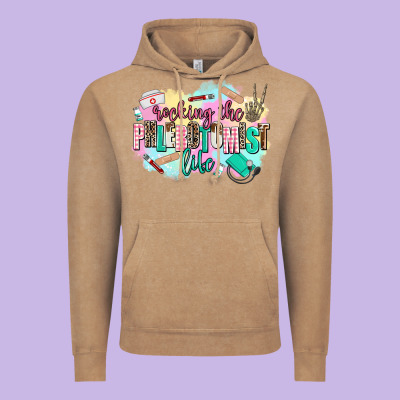 Rocking The Phlebotomist Life Vintage Hoodie Designed By Adodesignshop