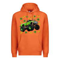 Carrot Monster truck st patricks day Premium Hoodie - Neo Western