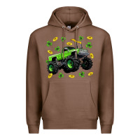 Chestnut Monster truck st patricks day Premium Hoodie - Neo Western