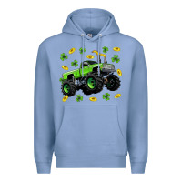 Colony Blue Monster truck st patricks day Premium Hoodie - Neo Western