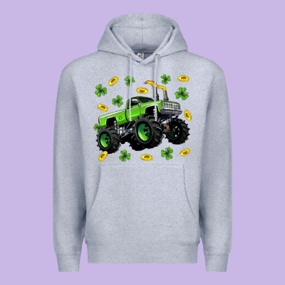 Monster Truck St Patricks Day Premium Hoodie Designed By Neo Western