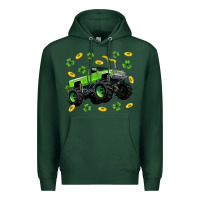Sports Green Monster truck st patricks day Premium Hoodie - Neo Western