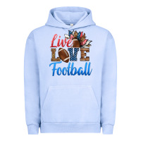 Pigment Grape Ice live love american football Urban Hoodie - HRA Design Shop