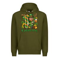 Army Green My 1 st st. patricks day Premium Hoodie - Neo Western