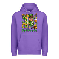 Purple My 1 st st. patricks day Premium Hoodie - Neo Western