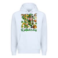 White My 1 st st. patricks day Premium Hoodie - Neo Western