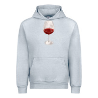 Heather Grey wine glass fa element Urban Hoodie - FaDigitalArtStudio