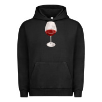 Pigment Black wine glass fa element Urban Hoodie - FaDigitalArtStudio