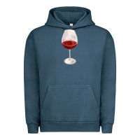 Pigment Midnight Navy wine glass fa element Urban Hoodie - FaDigitalArtStudio