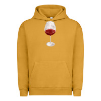 Pigment Peanut Butter wine glass fa element Urban Hoodie - FaDigitalArtStudio