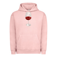 Pigment Salmon wine glass fa element Urban Hoodie - FaDigitalArtStudio