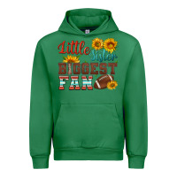 Emerald little sister biggest fan american football Urban Hoodie - HRA Design Shop