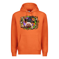 Carrot halloween pig Premium Hoodie - CowhideDigitalArt