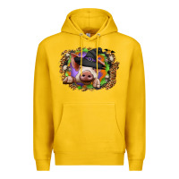 Lemon halloween pig Premium Hoodie - CowhideDigitalArt