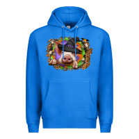 True Royal halloween pig Premium Hoodie - CowhideDigitalArt
