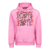 Fuchsia Pink stealin hearts and makin farts Urban Hoodie - RacoonDesign