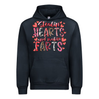 Navy stealin hearts and makin farts Urban Hoodie - RacoonDesign
