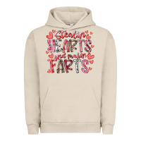 Pigment French Oak stealin hearts and makin farts Urban Hoodie - RacoonDesign